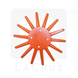 INTAPO25A - Spare part for horticultural finger weeder - Ø 25 cm - orange type, markets:  []string{"A", "B", "AU"}
