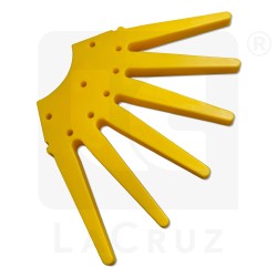 INTAPO70G - Spare parts for vineyards finger hoes - Ø 70 cm - yellow type