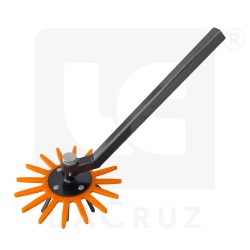 INTASA37A - Ø 37 cm horticultural finger weeder - orange