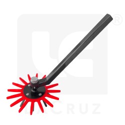 INTASA37R - Ø 37 cm horticultural finger weeder - red, markets:  []string{"A", "B", "AU"}